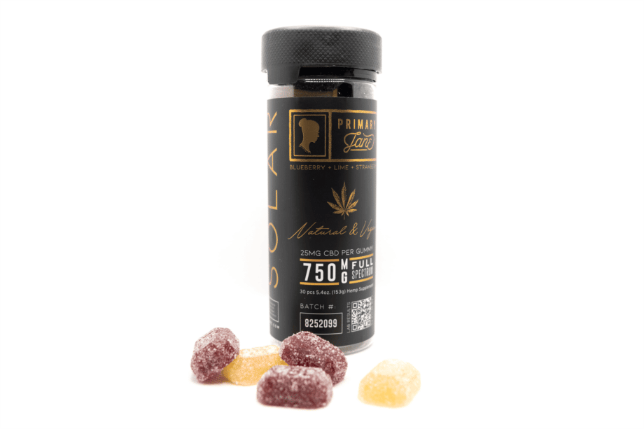 Primary Jane CBD Solar Day Gummies 750mg Front View