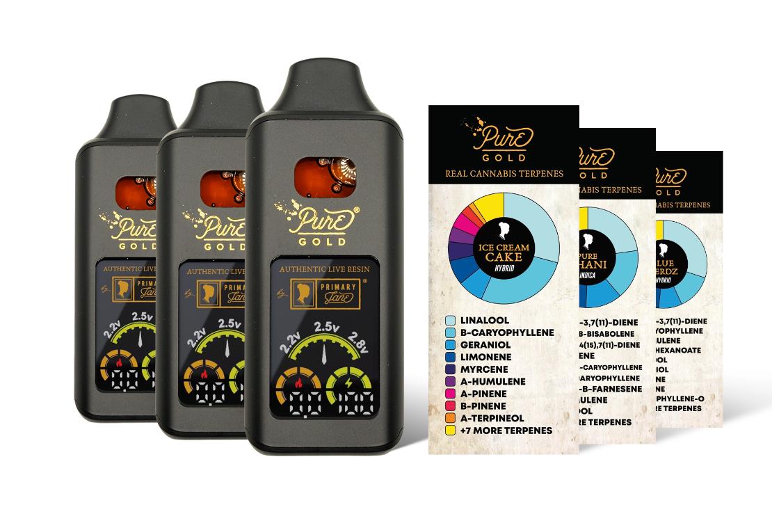 CBD live resin Glo Pro 3pk new