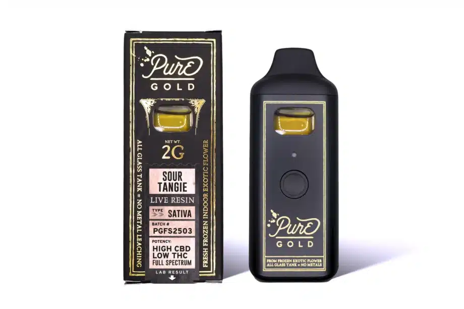 2G Full Spectrum CBD Disposable Vape Pen | Pure GOLD Live Resin