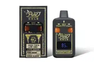 4G THCA Live Resin - Dual Chamber Disposable Vape Pen | Pure GOLD™