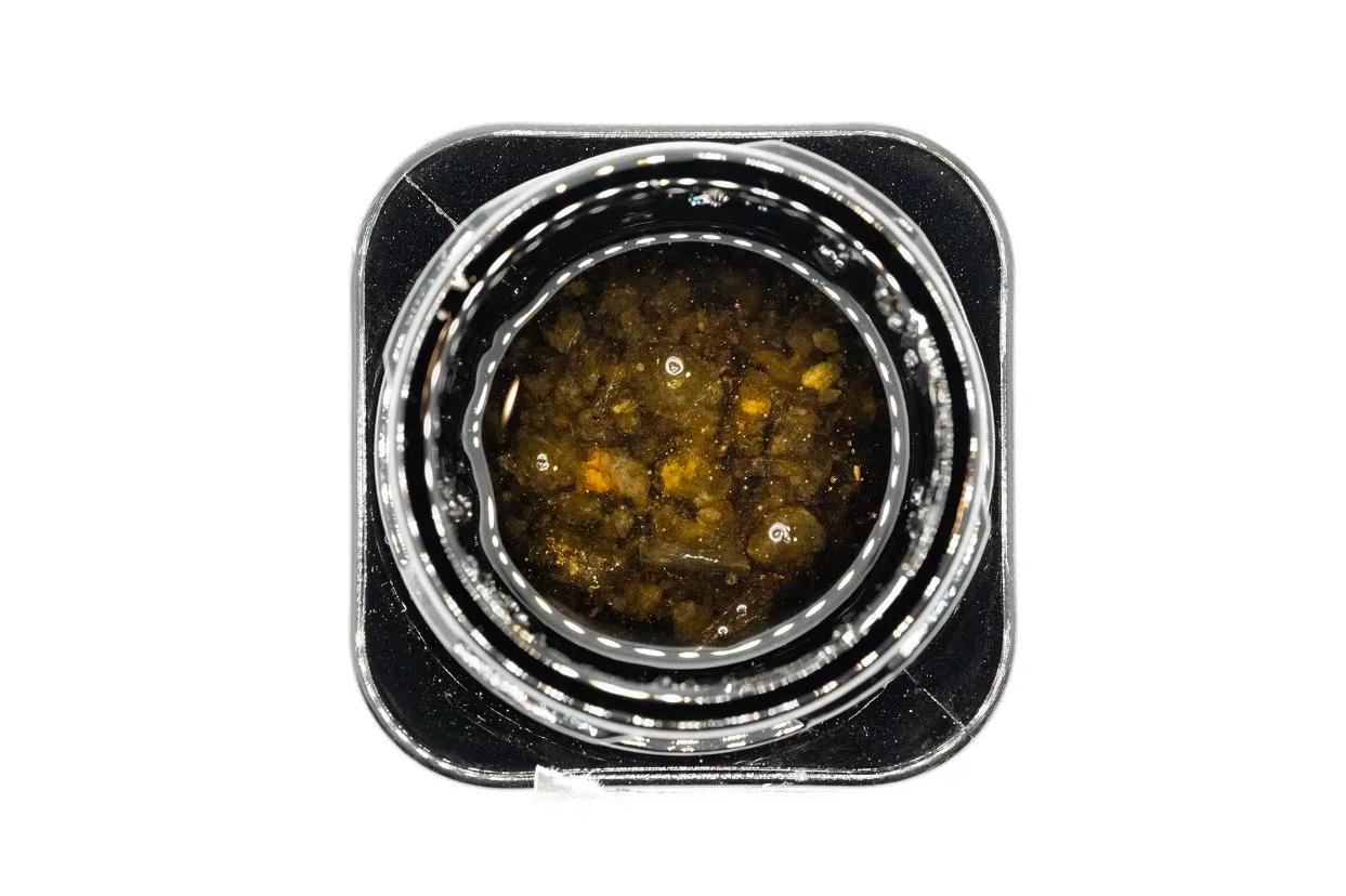 Pure GOLD CBD Live Sugar open op