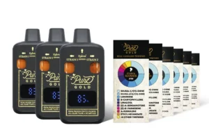 3 Pack | 4G THCA Dual Chamber Disposable Vape Pen - Pure GOLD™ Live Resin